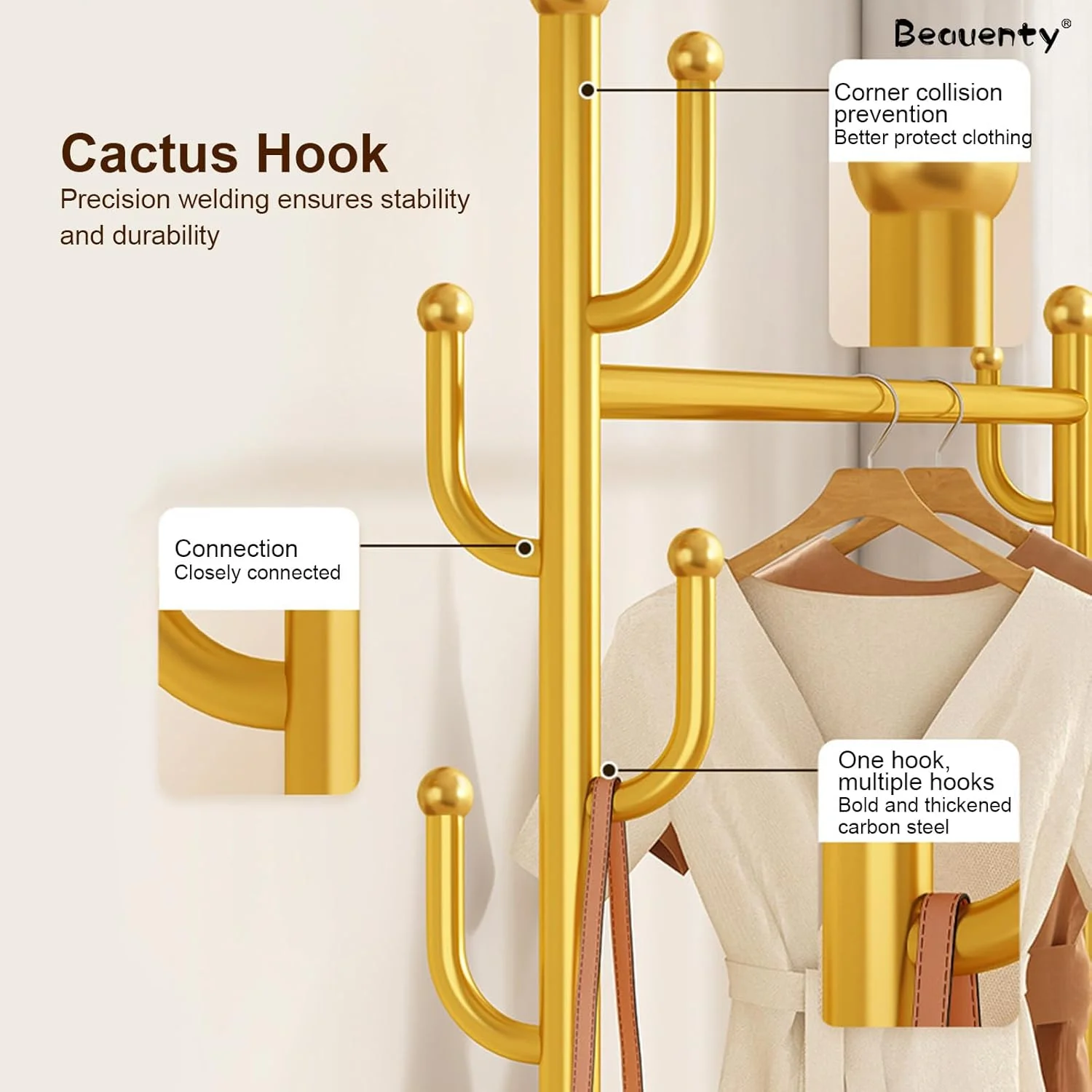 رگال لباس چرخ دار Beauenty، رگال آویز لباس، رگال کت با قفسه ذخیره سازی. رگال لباس مناسب اتاق نشیمن، اتاق خواب و بالکن (مدل 1، مشکی) رگال لباس چرخ دار Beauenty، رگال آویز لباس، رگال کت با قفسه ذخیره سازی. رگال لباس مناسب اتاق نشیمن، اتاق خواب و بالکن (مدل 1، مشکی)