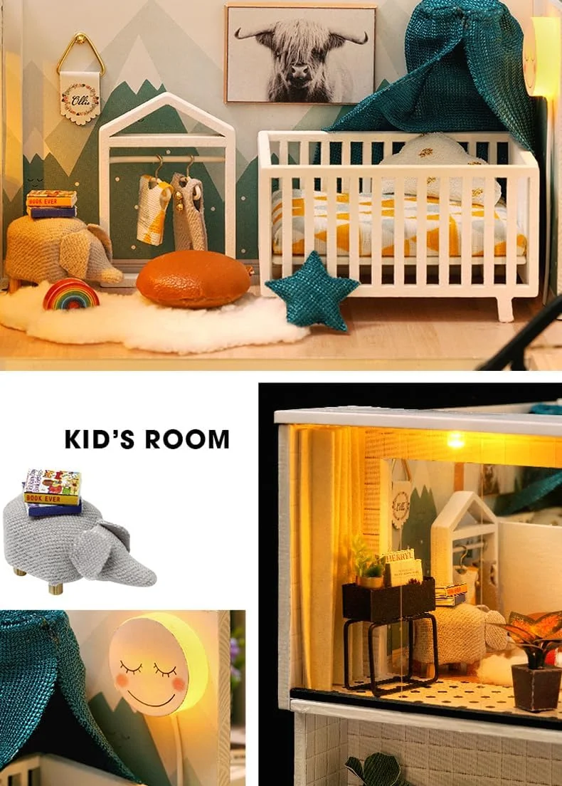 مجموعه خانه عروسکی مینیاتوری خودساز SYOSI، خانه عروسکی چوبی دست ساز مینی مقیاس 1:24 با موسیقی و مبلمان، هدیه صنایع دستی عالی برای تولد، روز مادر، کودکان و نوجوانان - مدل ویلا را مونتاژ کنید مجموعه خانه عروسکی مینیاتوری خودساز SYOSI، خانه عروسکی چوبی دست ساز مینی مقیاس 1:24 با موسیقی و مبلمان، هدیه صنایع دستی عالی برای تولد، روز مادر، کودکان و نوجوانان - مدل ویلا را مونتاژ کنید