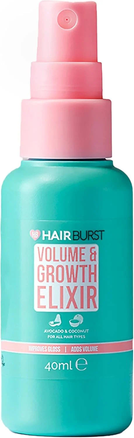 اسپری مو الکسیر چند منظوره هیر برست - اسپری حجم دهنده حاوی تمشک ابری، جوانه نخود و پلیمرها - محافظت در برابر اشعه ماوراء بنفش، افزایش درخشندگی، آبرسانی و استحکام - جلوگیری از شکستگی، بدون چربی (40 میلی لیتر)