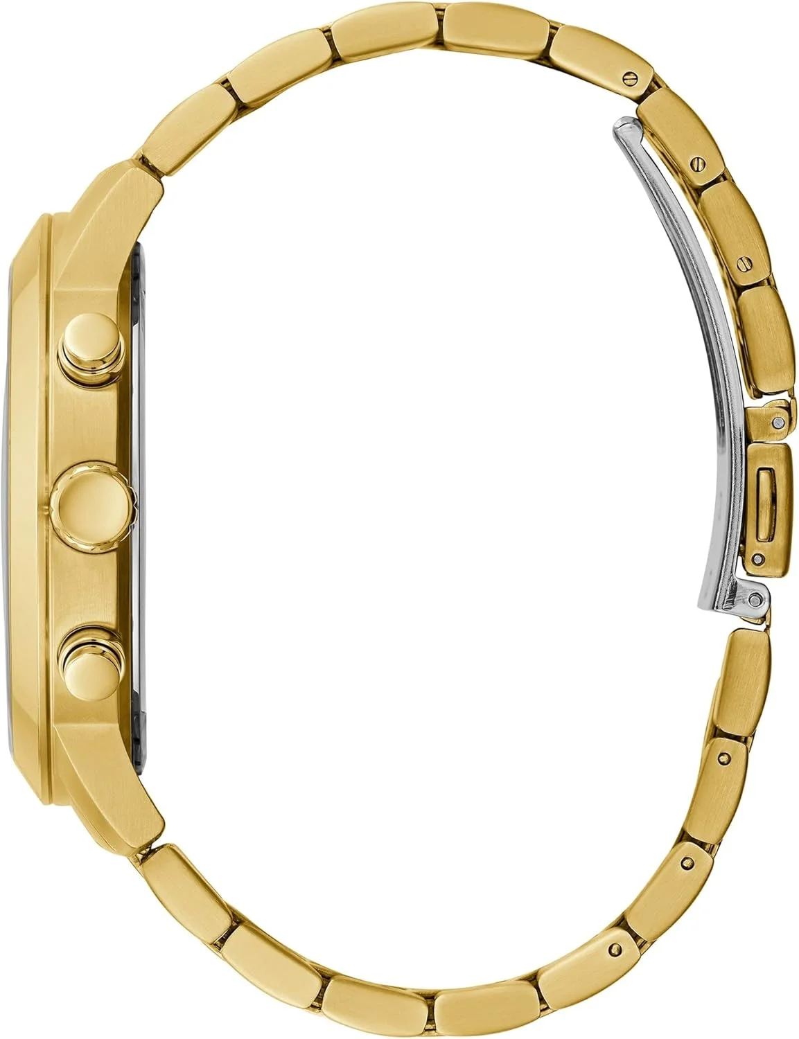 ساعت مچی گس طلایی-مشکی با بند استیل چندکاره ساعت مچی گس طلایی-مشکی با بند استیل چندکاره