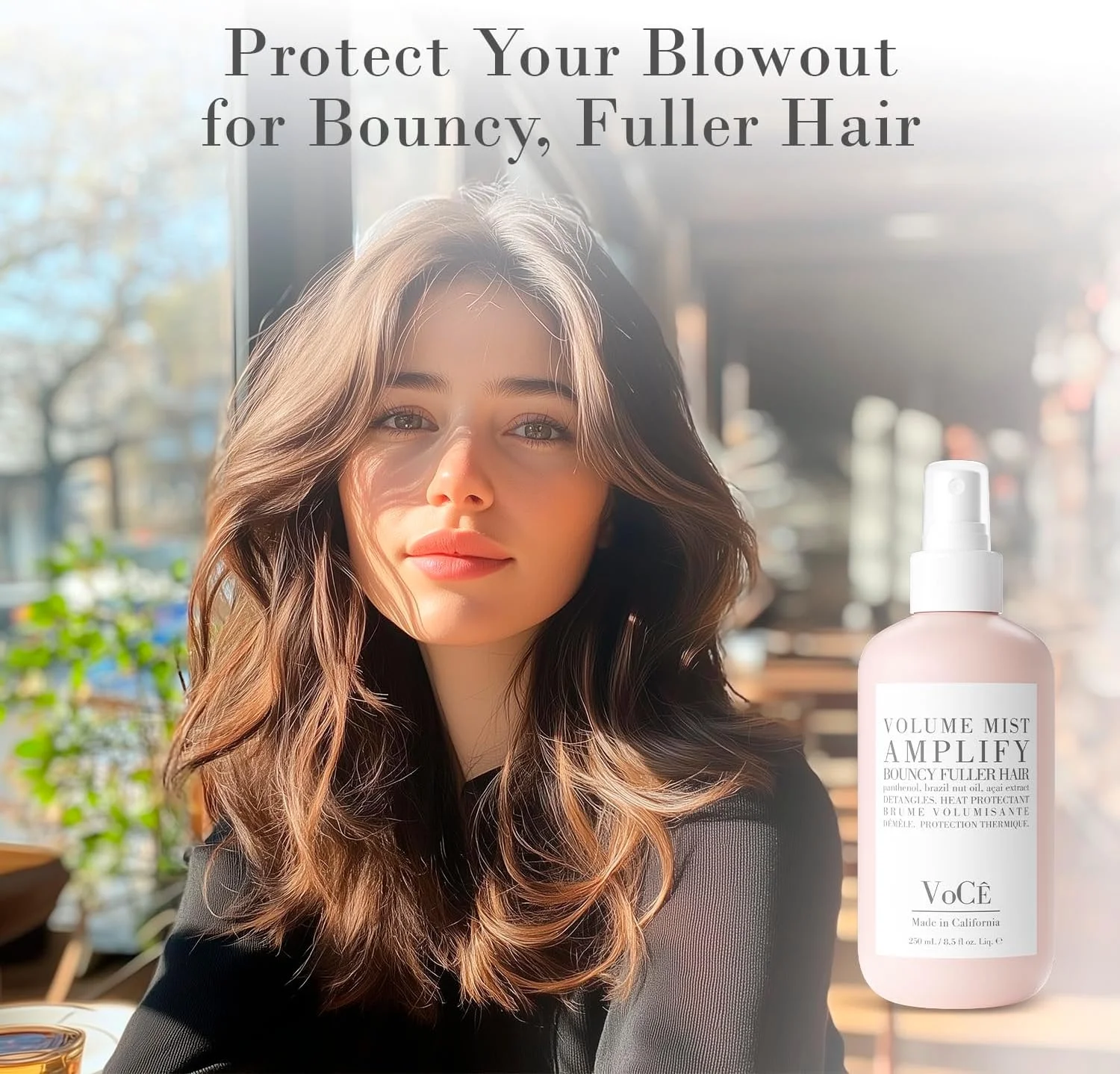 اسپری حجم دهنده مو Voce Haircare. موهایی حجیم، ضخیم، سالم، تغذیه شده، با طراوت، نرم و قوی ایجاد می کند | مناسب برای موهای معمولی، 237 میلی لیتر اسپری حجم دهنده مو Voce Haircare. موهایی حجیم، ضخیم، سالم، تغذیه شده، با طراوت، نرم و قوی ایجاد می کند | مناسب برای موهای معمولی، 237 میلی لیتر