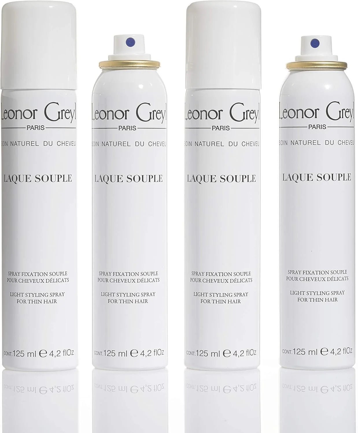 اسپری حالت دهنده مو لئونور گری پاریس - Laque Souple - حالت دهنده ملایم - اسپری حالت دهنده و نگهدارنده انعطاف پذیر مو برای آقایان و بانوان (125 میلی لیتر)