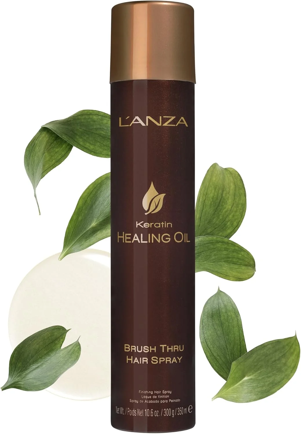 اسپری مو L'ANZA Keratin Healing Oil Brush Thru با اثر نگهدارنده متوسط، برای ایجاد ظاهری براق و ماندگار، با محافظت سه گانه در برابر اشعه ماوراء بنفش و حرارت، مناسب برای انواع مو (300 میلی لیتر) اسپری مو L'ANZA Keratin Healing Oil Brush Thru با اثر نگهدارنده متوسط، برای ایجاد ظاهری براق و ماندگار، با محافظت سه گانه در برابر اشعه ماوراء بنفش و حرارت، مناسب برای انواع مو (300 میلی لیتر)