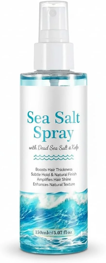 اسپری نمک دریایی NALACAL برای مردان - اسپری حالت دهنده مو برای ایجاد موج های طبیعی و بافت ساحلی، نگهدارنده سبک، استفاده آسان برای ظاهری آشفته و بی دردسر، مناسب برای انواع مو