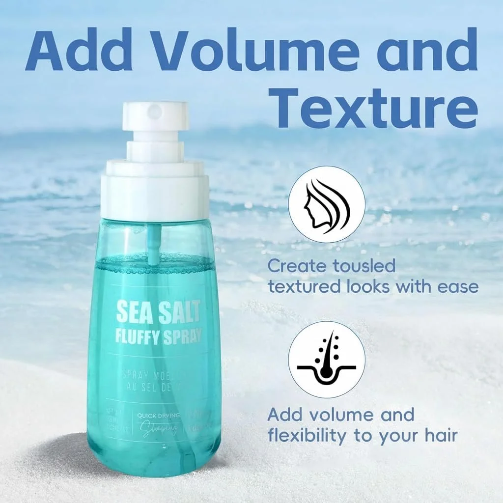 اسپری نمک دریایی مو NALACAL | افزایش دهنده بافت و حجم برای آقایان و بانوان | فرمول سبک برای انواع مو | 100 میلی لیتر