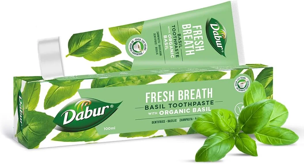 خمیر دندان دابور ریحان با ریحان ارگانیک 100 میلی لیتر خمیر دندان دابور ریحان با ریحان ارگانیک 100 میلی لیتر