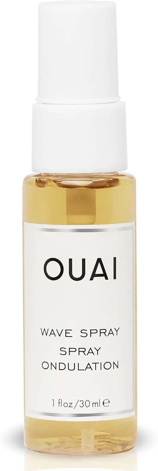 اسپری موج موی کوچک OUAI - روغن نارگیل و پروتئین برنج، بافت دهنده برای ایجاد موج های ساحلی، حجم و درخشندگی - بدون پارابن، ایمن برای موهای رنگ شده و کراتینه شده (50 میلی لیتر)