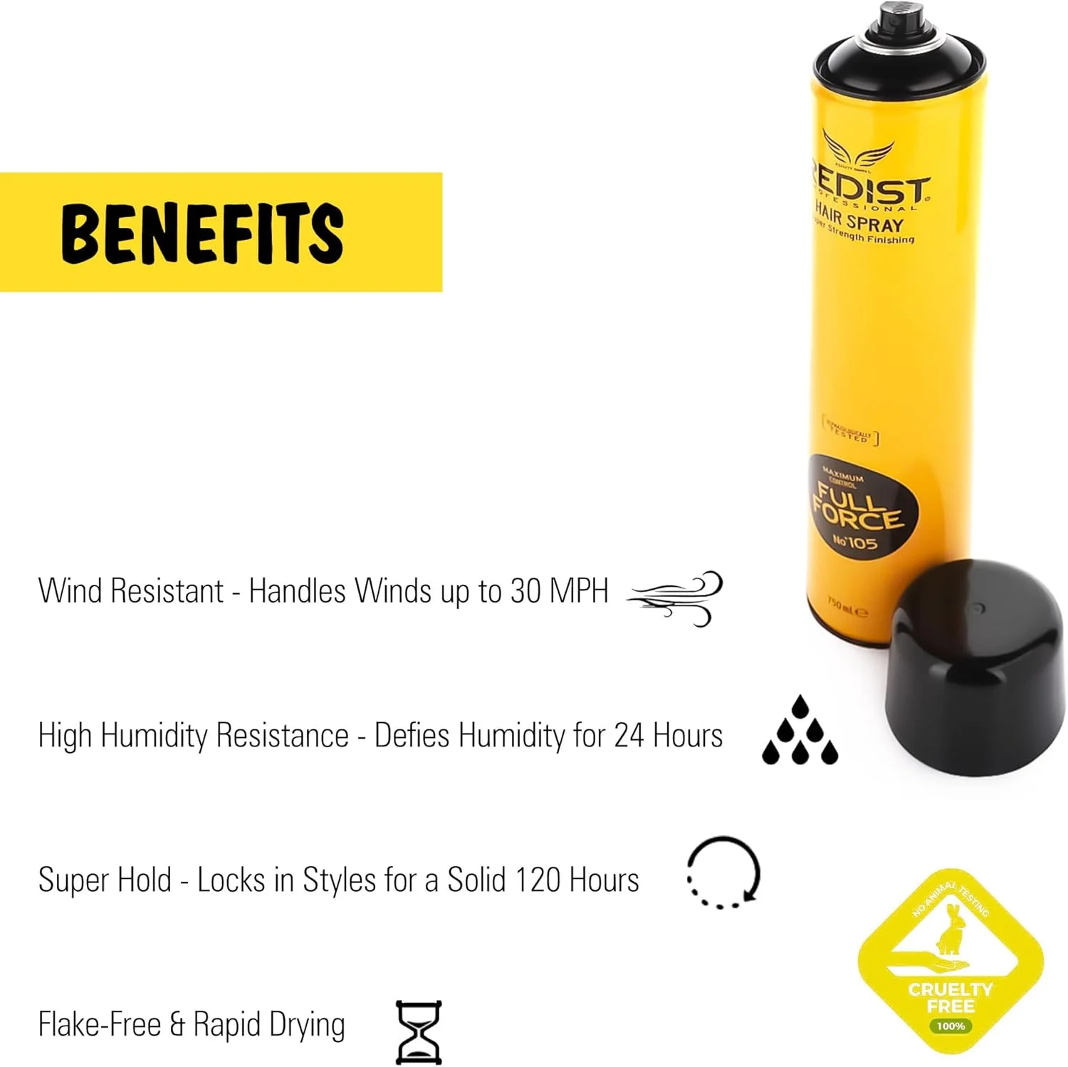 اسپری مو ردیست مدل Full Force No. 01 حجم 400 میلی لیتر