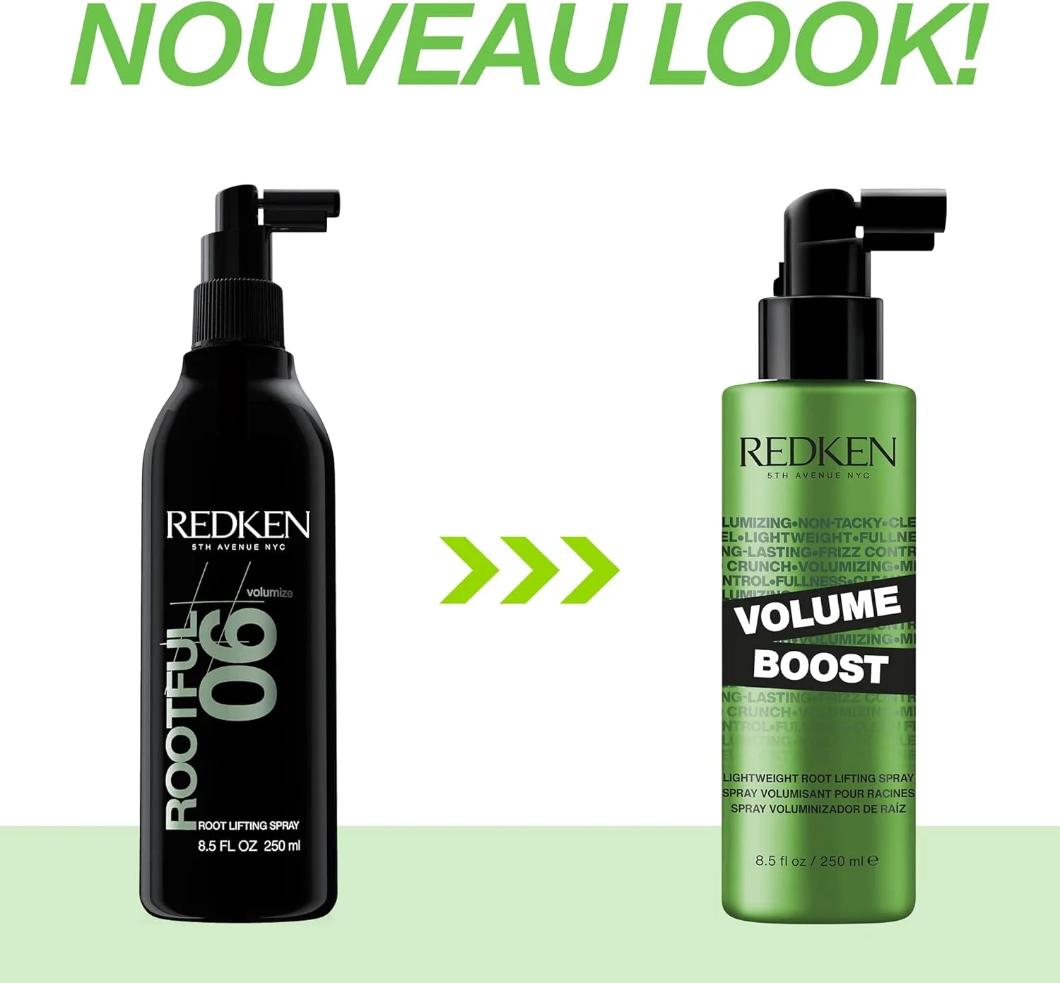 اسپری حجم دهنده مو رِدکِن، اسپری حالت دهنده برای حجم دهی ماندگار و طبیعی، ضد وز، غیر چسبنده، 250 میلی لیتر