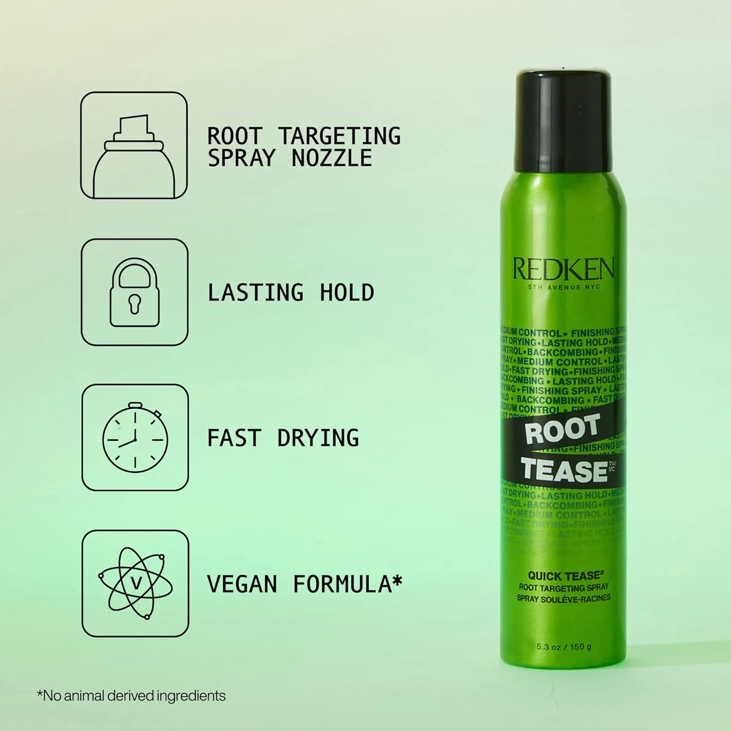 اسپری حالت دهنده و حجم دهنده مو ردکن Quick Tease 15 مناسب برای خانم ها و آقایان - 156 میلی لیتر