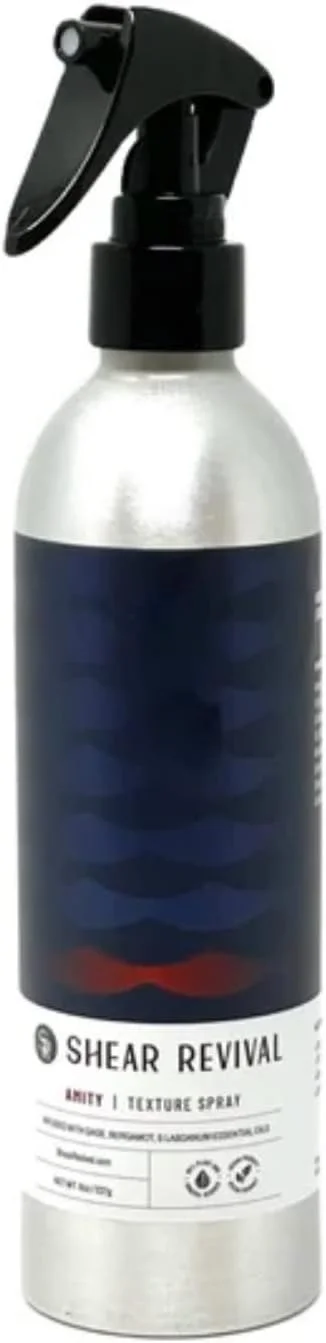 اسپری بافت دهنده Shear Revival Amity، اسپری بافت دهنده خاک رس و نمک دریا برای نگهداری ملایم/پایان مات 236ml