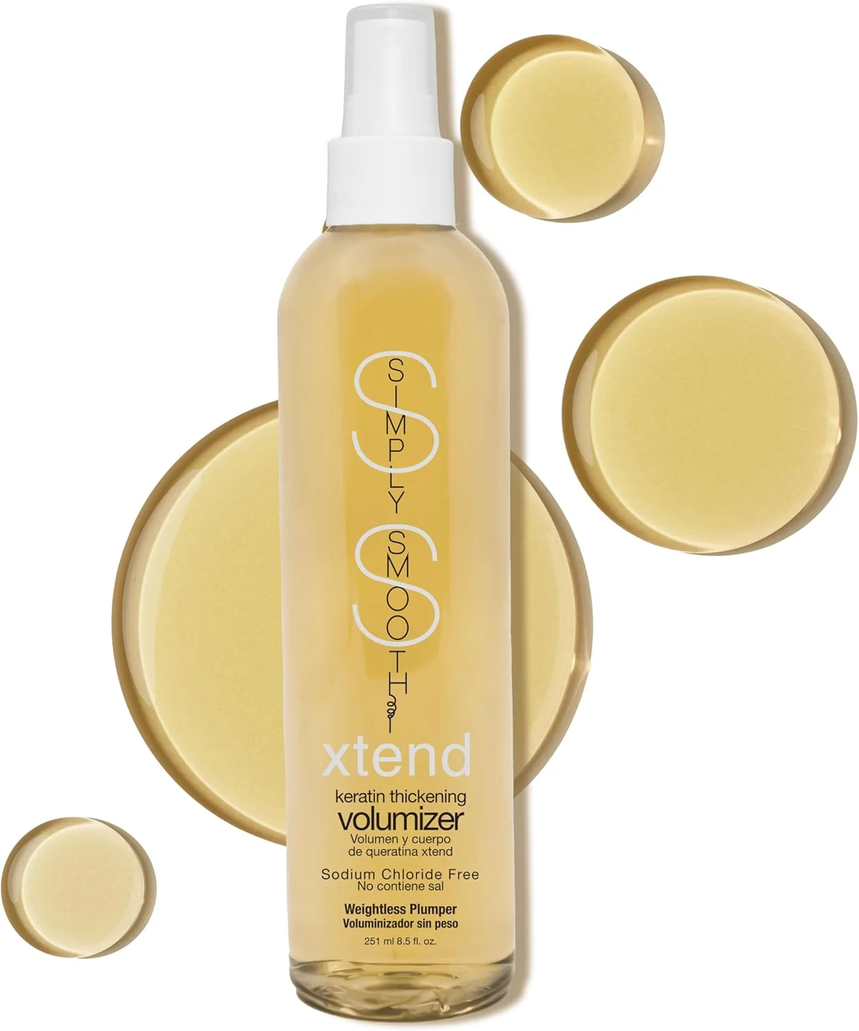 حجم دهنده و احیا کننده کراتین سیمپلی اسموت اکستند | اسپری ضخیم کننده برای موهای نازک، کم پشت و بی جان | ایجاد حالت، حجم و بافت برای موهای افتاده | حجم دهنده سبک مو | 250 میل حجم دهنده و احیا کننده کراتین سیمپلی اسموت اکستند | اسپری ضخیم کننده برای موهای نازک، کم پشت و بی جان | ایجاد حالت، حجم و بافت برای موهای افتاده | حجم دهنده سبک مو | 250 میل