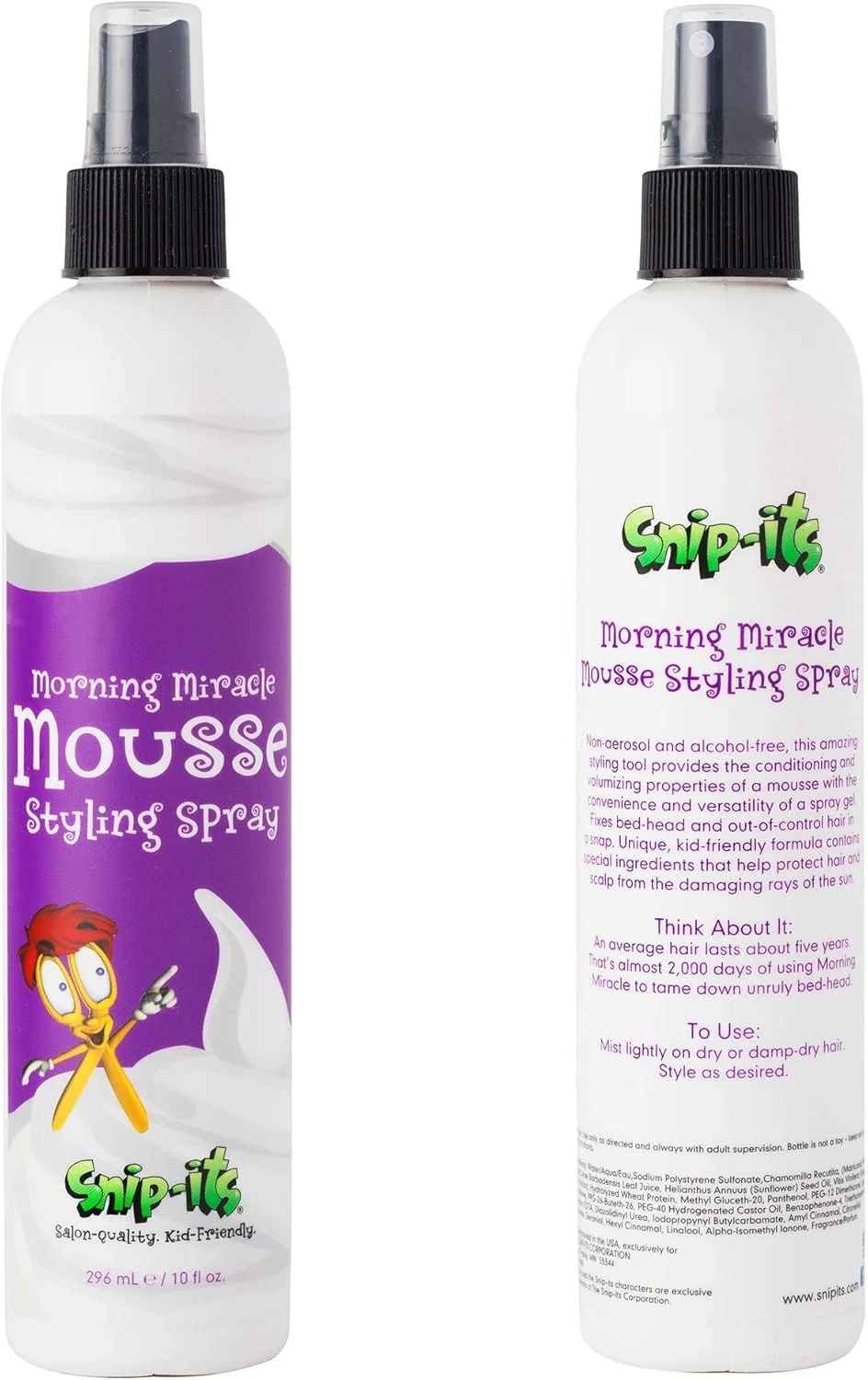 موس موی طبیعی صبح بخیر Snip-its، 295 میلی لیتر | محصولات حالت دهنده موی سبک برای کودکان - جایگزین ژل موی کودکان با رایحه گرمسیری برای موهای نامرتب یا مجعد - ساخت آمریکا | کیفیت سالن. مناسب برای کودکان. موس موی طبیعی صبح بخیر Snip-its، 295 میلی لیتر | محصولات حالت دهنده موی سبک برای کودکان - جایگزین ژل موی کودکان با رایحه گرمسیری برای موهای نامرتب یا مجعد - ساخت آمریکا | کیفیت سالن. مناسب برای کودکان.