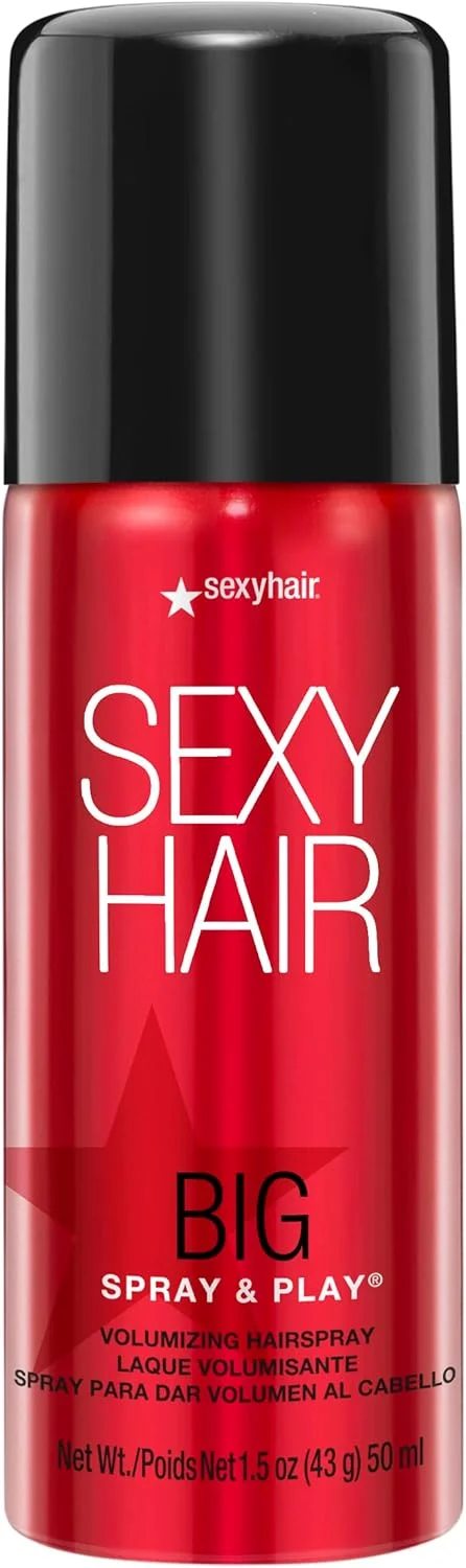 اسپری مو حجم دهنده SexyHair Big Spray & Play، سایز مسافرتی، 45 میلی لیتر | حالت دهنده و براق کننده | مقاوم در برابر رطوبت تا 72 ساعت | مناسب برای انواع مو اسپری مو حجم دهنده SexyHair Big Spray & Play، سایز مسافرتی، 45 میلی لیتر | حالت دهنده و براق کننده | مقاوم در برابر رطوبت تا 72 ساعت | مناسب برای انواع مو