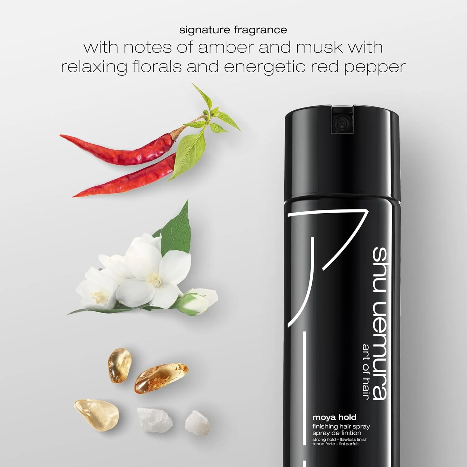 اسپری موی نگهدارنده شو اومورا آرت آو هیر مویا هولد - اسپری مو با ماندگاری طولانی، حالت دهنده، بافت سبک و ریز، مناسب برای مدل های جمع، شینیون و براشینگ