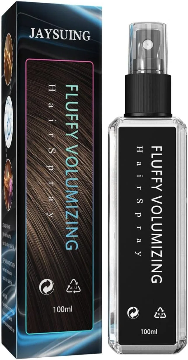 اسپری مو حجم دهنده و پف کننده 100 میلی لیتری، اسپری جادویی حجم دهنده، درخشان کننده بادوام، حجم دهنده فوری بدون چربی و چسبندگی، اسپری ژل حالت دهنده مو، مدل موی DIY برای انواع مو اسپری مو حجم دهنده و پف کننده 100 میلی لیتری، اسپری جادویی حجم دهنده، درخشان کننده بادوام، حجم دهنده فوری بدون چربی و چسبندگی، اسپری ژل حالت دهنده مو، مدل موی DIY برای انواع مو