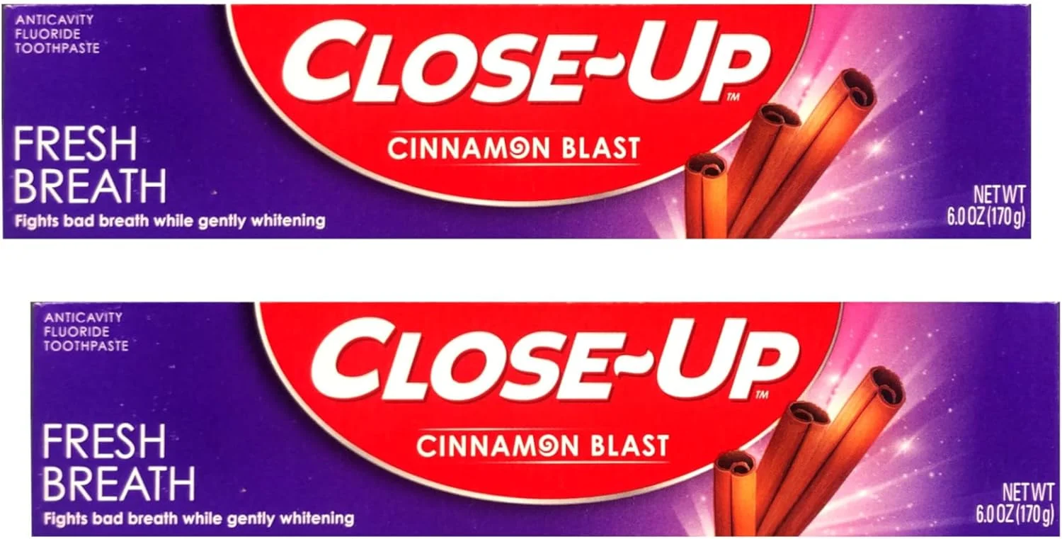 خمیر دندان ژله ای قرمز دارچینی کلوز آپ، ضد پوسیدگی حاوی فلوراید، 170 گرم (بسته 2 عددی)