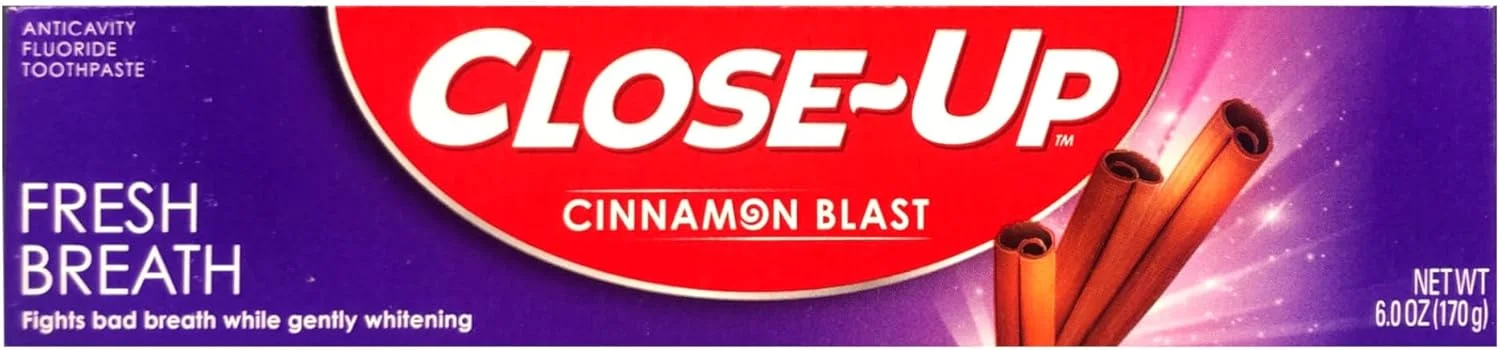 خمیر دندان ژلی قرمز طعم دارچین Close Up، محافظت کننده در برابر پوسیدگی و حاوی فلوراید، 170 گرم