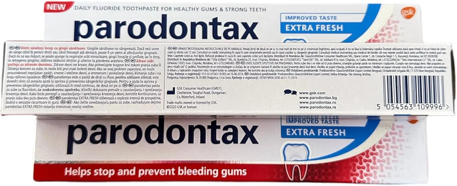 خمیر دندان پارودونتکس 3X اکسترا فرش 75 میلی لیتر