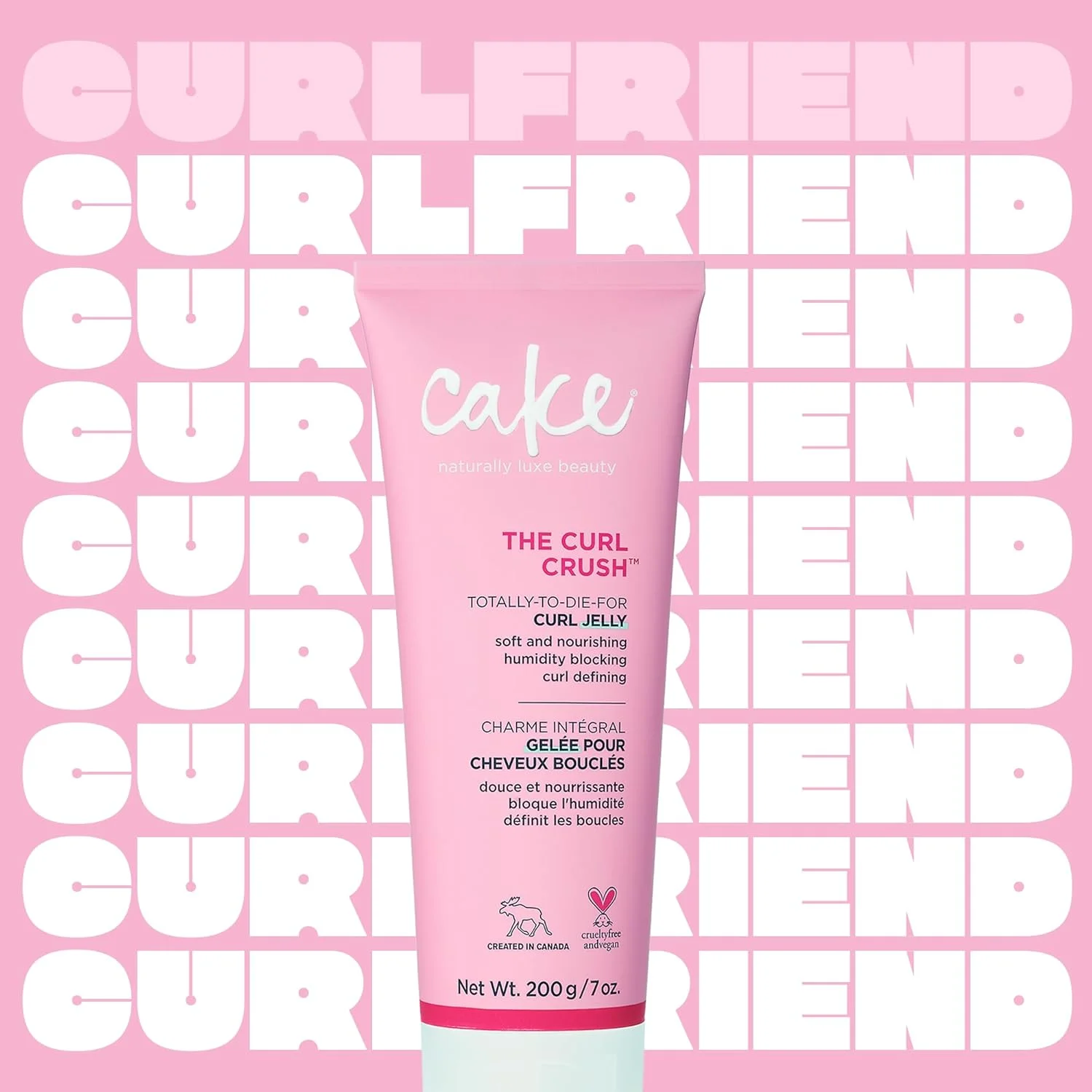 ژل فر کننده مو کیک بیوتی، محصولی برای فر کردن موها - مرطوب کننده و مغذی برای فرها - سبک برای نگهداری نرم و درخشش - ضد رطوبت برای کنترل وز - مناسب برای موهای فر - 200 گرم