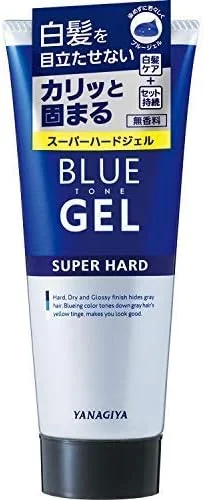 ژل موی خاکستری با ته رنگ آبی (فوق العاده قوی) - بسته 18 عددی