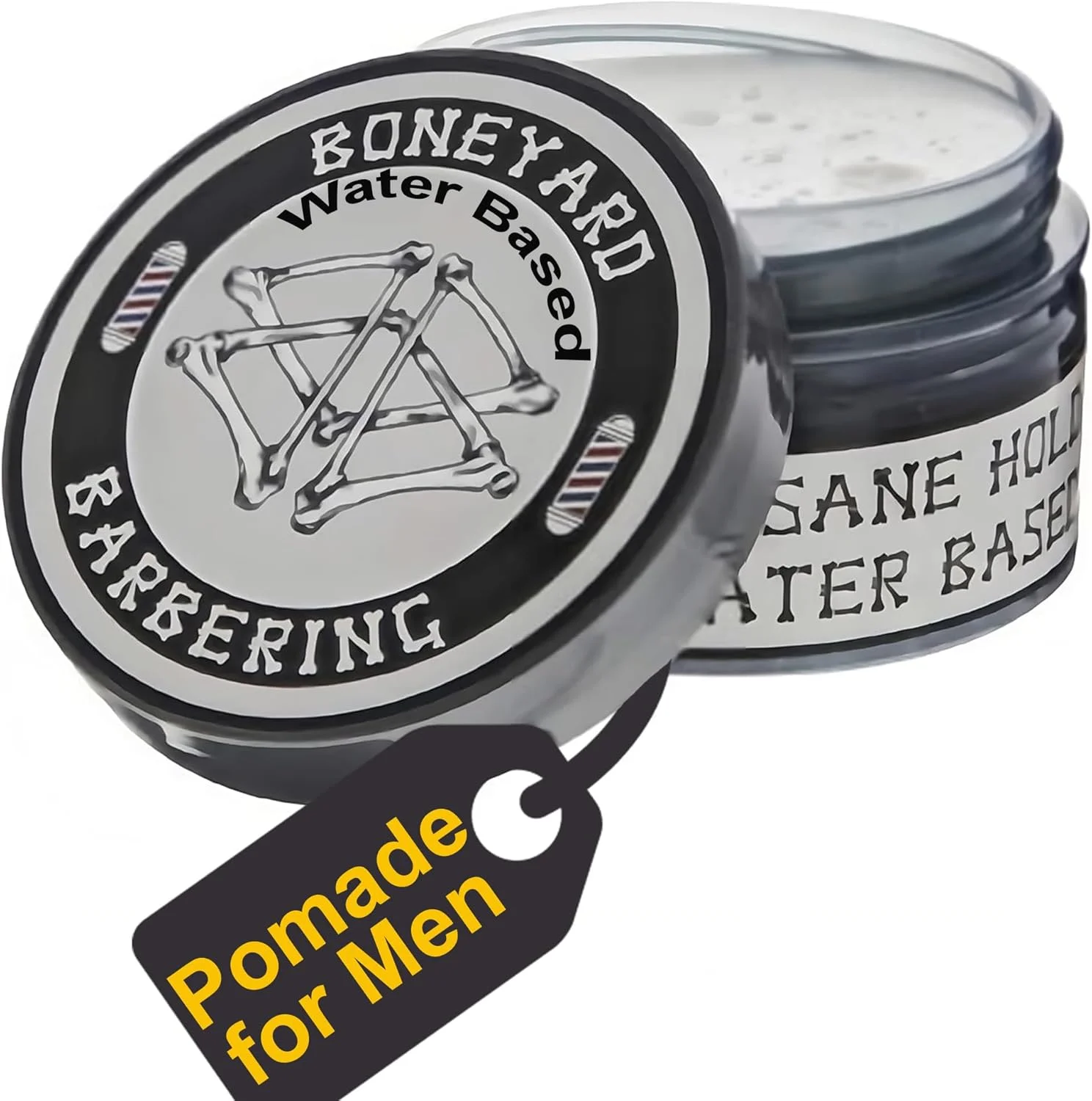 پماد مات آرایشگری Boneyard ~ با نگهداری قوی و انعطاف پذیر ~ بدون درخشش ~ واکس حالت دهنده/مجسمه سازی برای انواع مو ~ مدل موی طبیعی با ماندگاری طولانی و بافت ~ بدون پوسته پوسته شدن 113 گرم