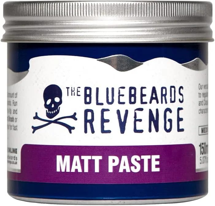 خمیر حالت دهنده موی مردانه The Bluebeards Revenge، مدل Matt All In One، با قدرت نگهداری متوسط و پوشش مات، 150 میلی لیتر