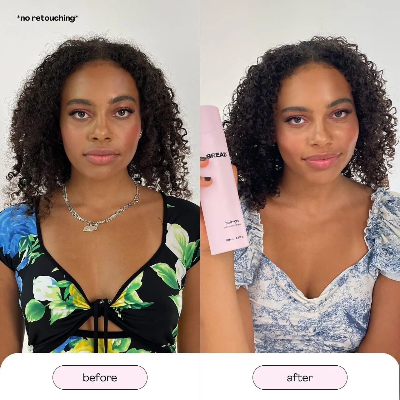 ژل موی Bread Beauty: براق کننده و آبرسان قوی برای فرها | مناسب موهای موج دار، فر و بافت دار | برای فر کردن و حالت دادن موها به صورت صاف و مرتب | فاقد سیلیکون، فاقد سولفات، بدون تست حیوانی | 184 میلی لیتر
