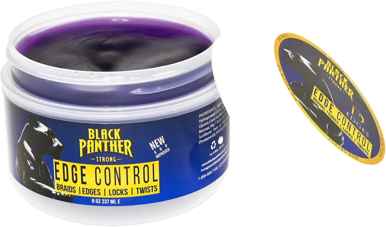 ژل حالت دهنده مو پلنگ سیاه با لبه های الماسی قوی. عالی برای موهای فر، 226 گرم