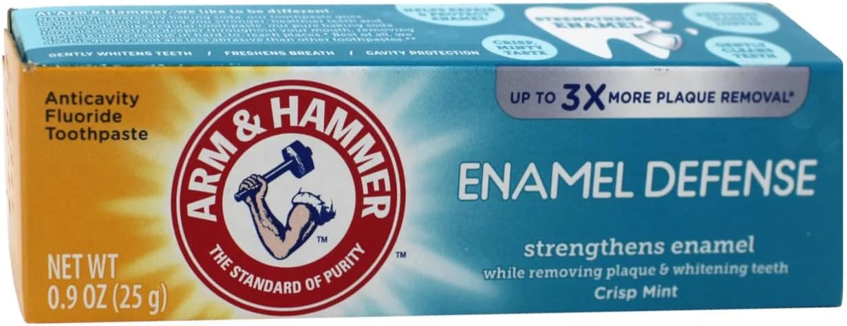 خمیر دندان سفید کننده و قوی آرم اند همر Truly Radiant، اندازه مسافرتی 25.5 گرم (بسته 3 عددی)