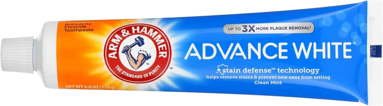 خمیر دندان سفید کننده قوی و ضد لک آرم اند همر ادونس وایت، 170 گرم (بسته 3 عددی)