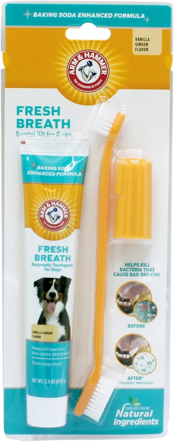 کیت مراقبت از دندان سگ Arm & Hammer for Pets، برای تنفس تازه سگ ها