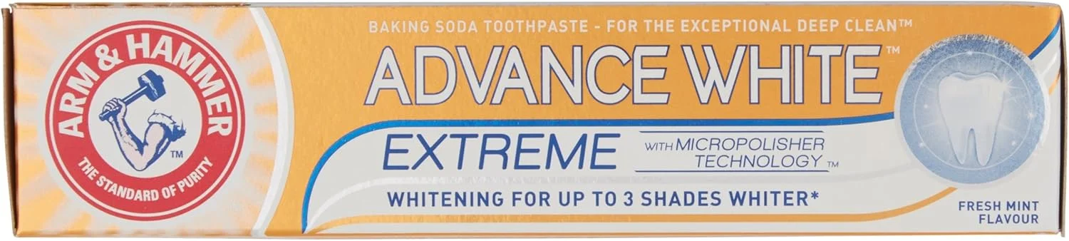 خمیر دندان سفید کننده آرم اند همر مدل ادونس وایت، 75 میلی لیتر