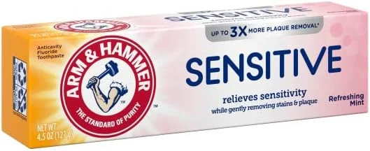 خمیر دندان مناسب دندان و لثه های حساس آرم اند همر 127 گرم (بسته 2 عددی)