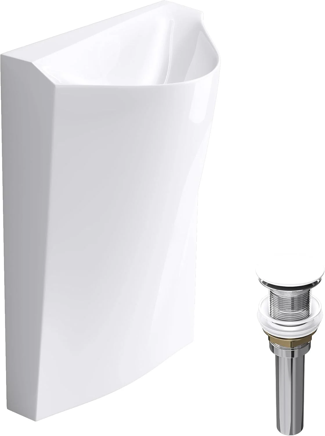 روشویی ایستاده doporro Colossum37، عرض 55x34x85 سانتی متر، سفید، از جنس سنگ مرمر روشویی ایستاده doporro Colossum37، عرض 55x34x85 سانتی متر، سفید، از جنس سنگ مرمر