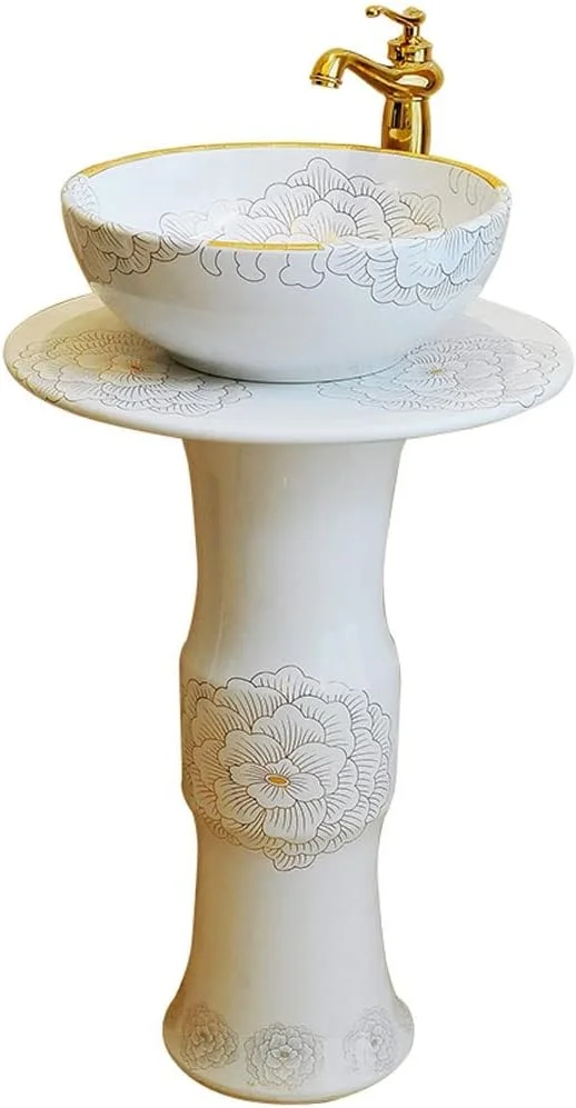 روشویی پایه دار، روشویی سرامیکی، روشویی یکپارچه بالکن، روشویی ایستاده سفید روشویی پایه دار، روشویی سرامیکی، روشویی یکپارچه بالکن، روشویی ایستاده سفید