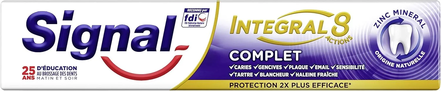 خمیر دندان سیگنال اینتگرال 8 کامپلت (4 عدد 75 میلی لیتر) خمیر دندان سیگنال اینتگرال 8 کامپلت (4 عدد 75 میلی لیتر)