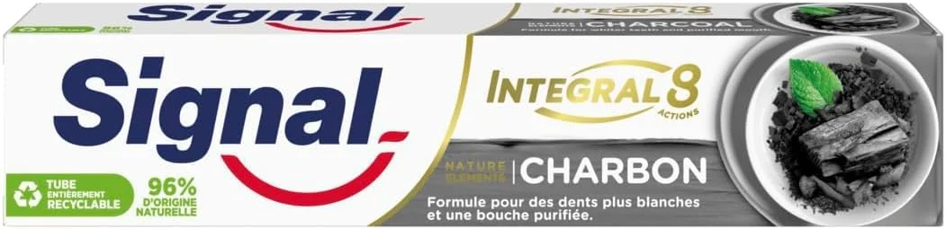 خمیر دندان سیگنال اینتگرال 8 Nature Elements زغالی 75 میلی لیتر خمیر دندان سیگنال اینتگرال 8 Nature Elements زغالی 75 میلی لیتر