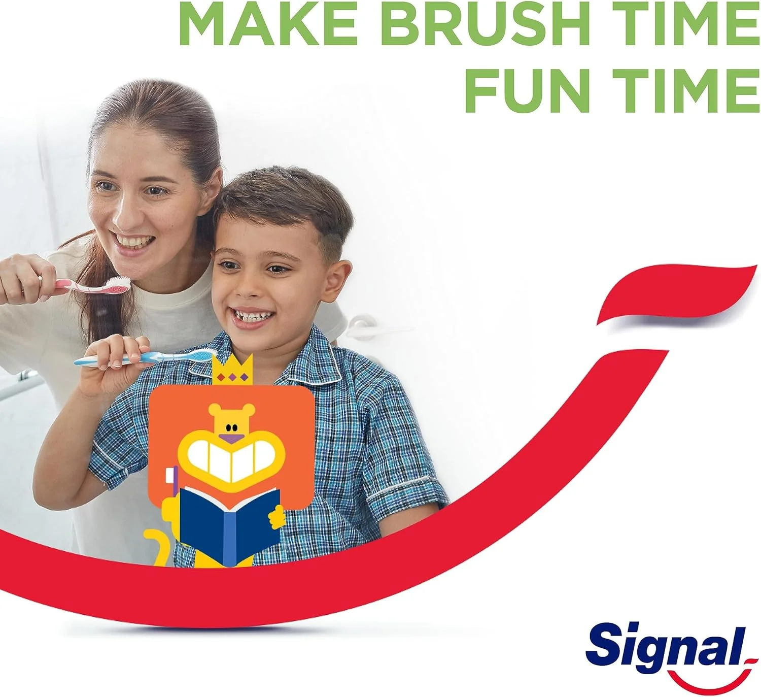 سیگنال مخصوص کودکان، خمیر دندان، طعم توت فرنگی، جلوگیری از پوسیدگی دندان، مناسب برای 2 تا 6 سال، 50 میلی لیتر سیگنال مخصوص کودکان، خمیر دندان، طعم توت فرنگی، جلوگیری از پوسیدگی دندان، مناسب برای 2 تا 6 سال، 50 میلی لیتر