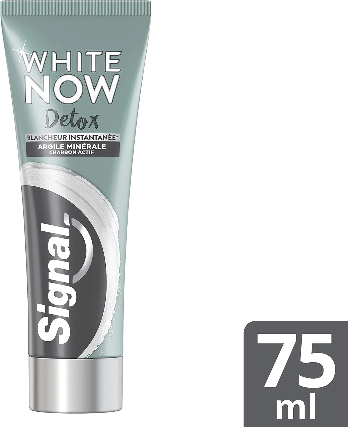 خمیر دندان سفید کننده سیگنال وایت نو، سم زدای خاک رس و زغال فعال 75 میلی لیتر