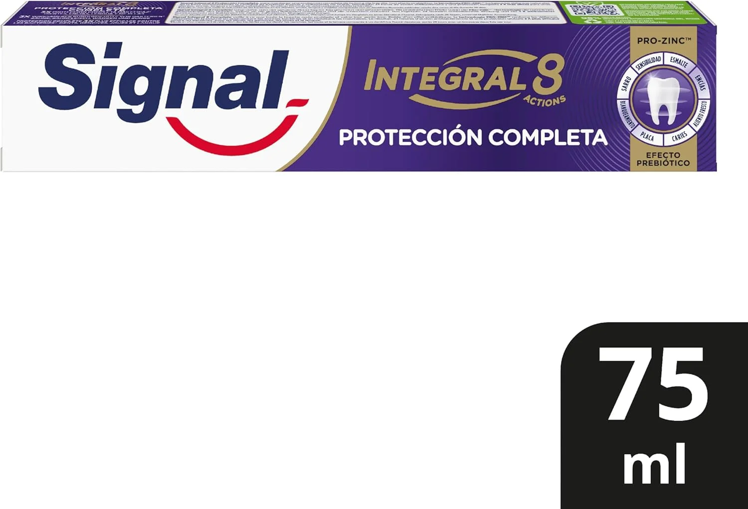 خمیر دندان کامل سیگنال 8 محافظت کامل با مواد منشاء طبیعی 75 میلی لیتر x 1