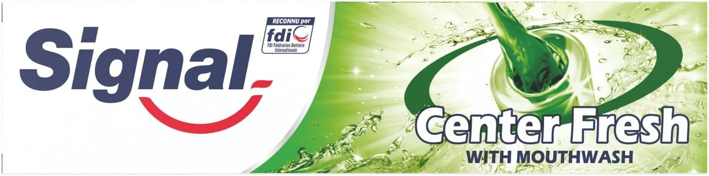 خمیر دندان سیگنال Center Fresh Green، ۱۰۰ میلی لیتر/۱۳۴ گرم خمیر دندان سیگنال Center Fresh Green، ۱۰۰ میلی لیتر/۱۳۴ گرم