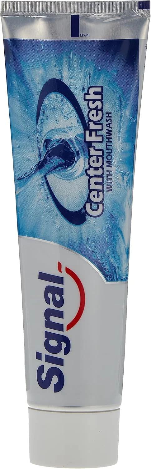 سیگنال، خمیر دندان Center Fresh با دهانشویه، 100 میلی لیتر