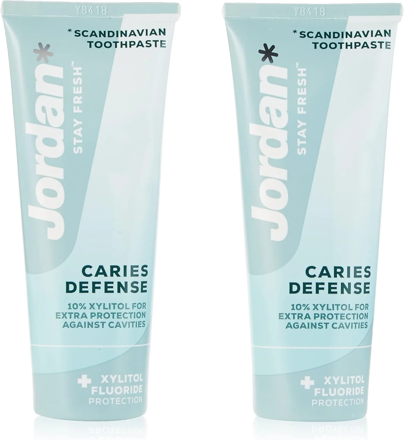 خمیر دندان محافظ حفره جردن، 2 عدد 75 میلی لیتری