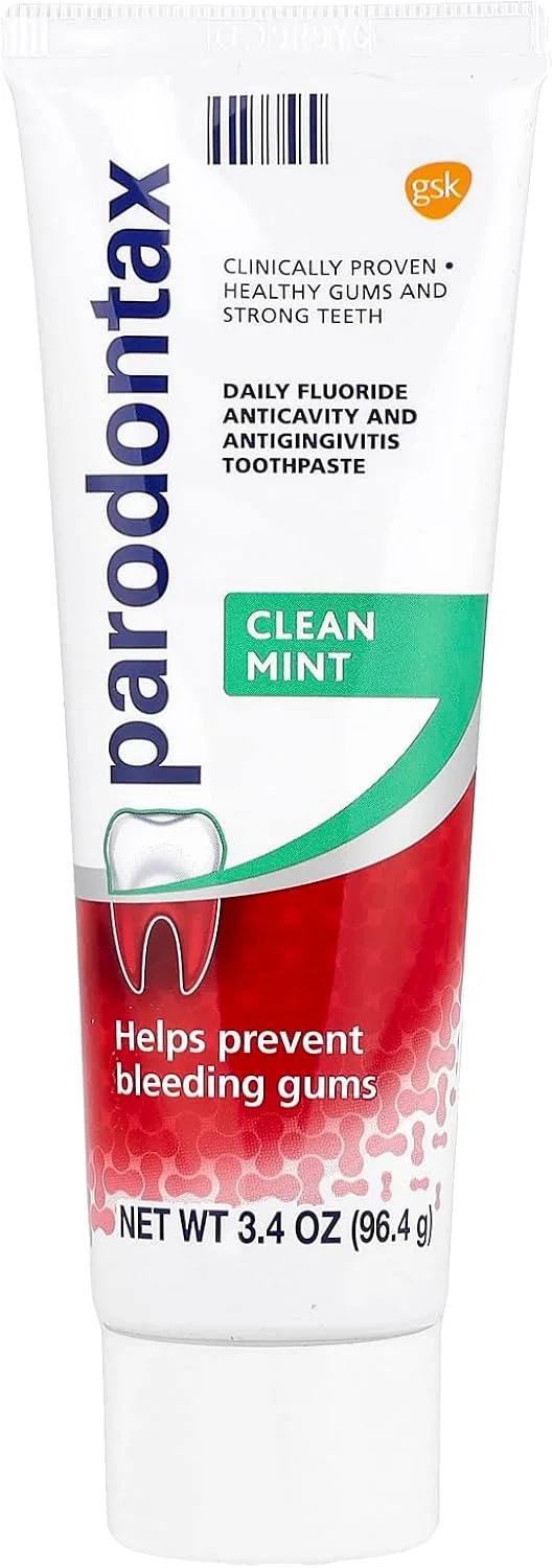 خمیر دندان روزانه پارودونتکس با طعم نعناع تمیز، 100 میلی لیتر در هر تیوب (بسته 2 عددی)