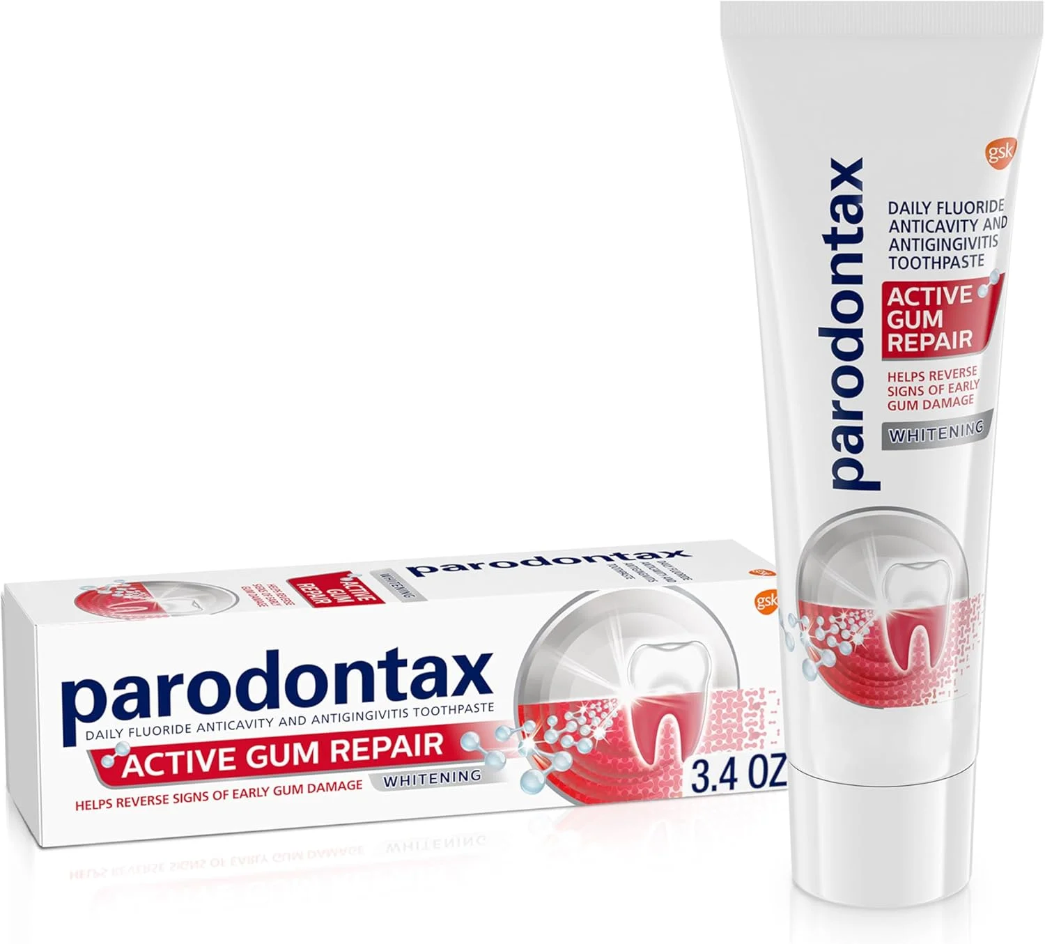 خمیر دندان سفید کننده و ترمیم کننده لثه پارودونتکس برای لثه های خونریزی دهنده - تیوب 96 گرمی