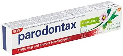 خمیر دندان گیاهی پارودونتکس با طعم نعناع، 75 میلی لیتر، جلوگیری و توقف خونریزی لثه