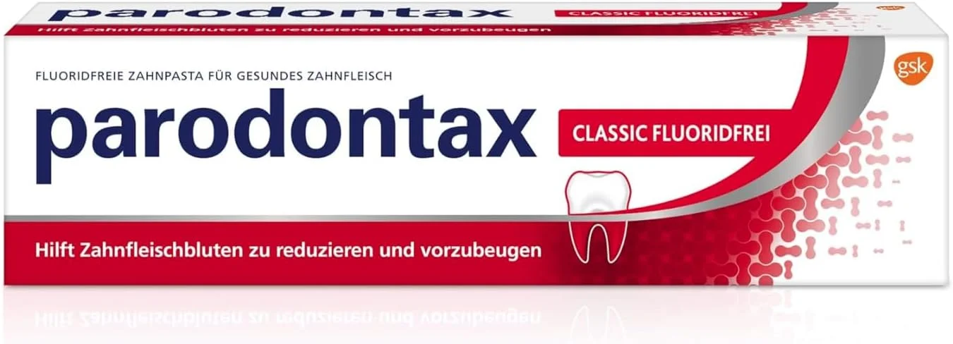 خمیر دندان کلاسیک بدون فلوراید پارودونتکس، کمک به کاهش و جلوگیری از خونریزی لثه، 1 عدد 75 میلی لیتر