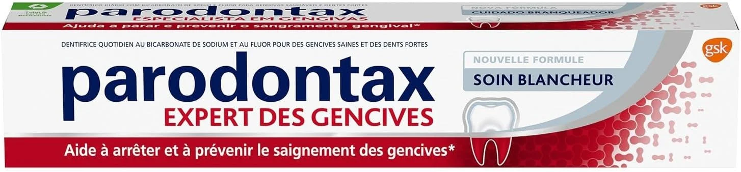 خمیر دندان پارودونتکس، جلوگیری از خونریزی لثه، بهبود سلامت لثه، از بین بردن لکه ها، 75 میلی لیتر