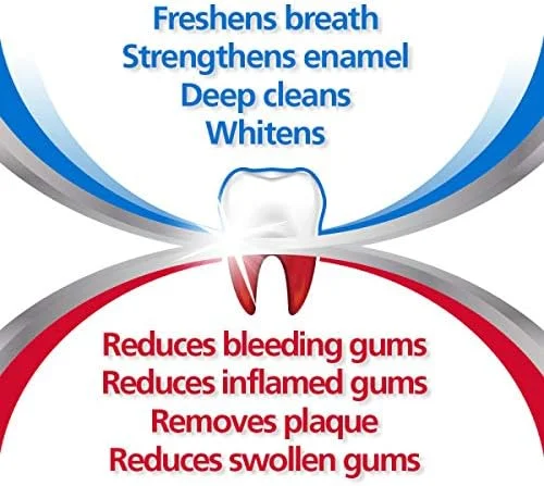 خمیر دندان سفید کننده پارودونتکس برای لثه های خونریزی دهنده، محافظت کامل، سفید کننده دندان و درمان التهاب لثه - 96 گرم